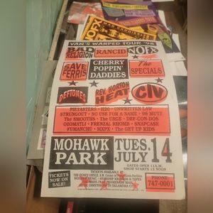 Vans Warp Tour poster 1998